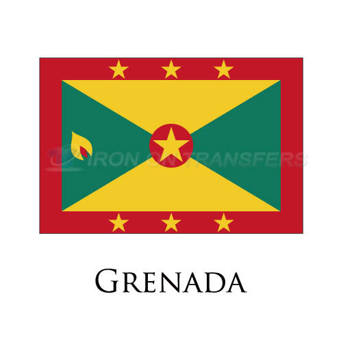 Grenada flag Iron-on Stickers (Heat Transfers)NO.1884